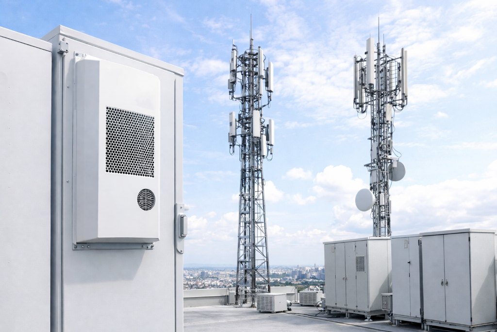 公司发布户外机柜空调,提供可靠的机架制冷